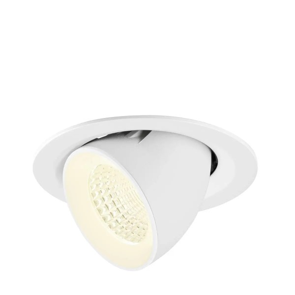 SLV 1009593 Numinos Gimble M, LED-Einbauleuchte, 12W, 4000K, 1900lm, 55°, in weiß