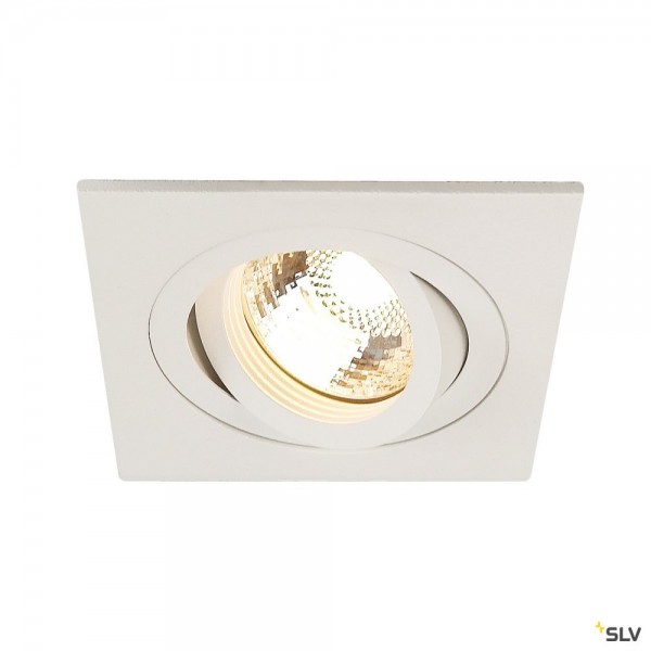 SLV 113511 New Tria 1, Deckeneinbauleuchte, weiß, QPAR51, GU10, max.50W