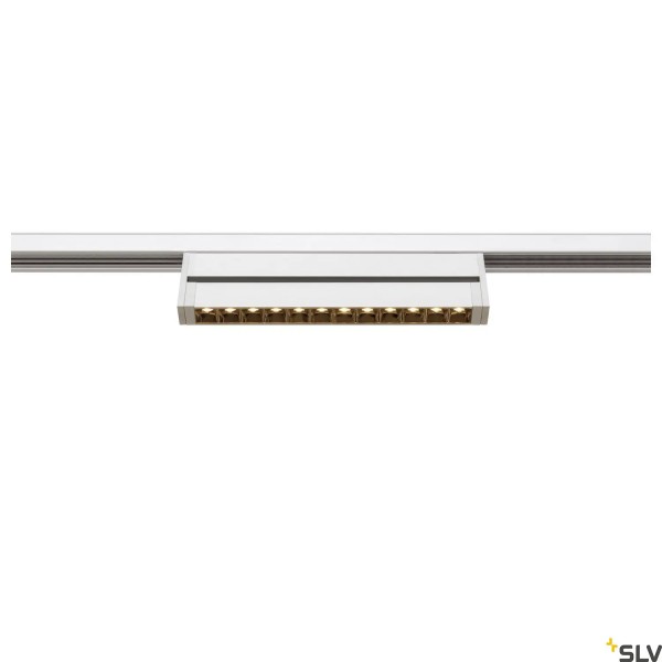 SLV 1006640 In-Line 24 Move, 48V Track, Strahler, Darklight, weiß, Dali, LED, 7.3W, 2700K, 580lm