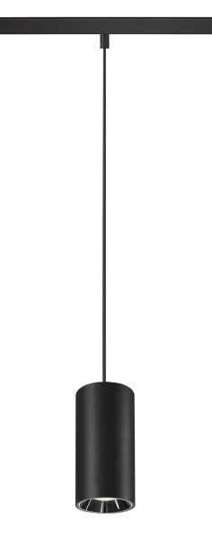 SLV 1006854 Numinos S, 48V LED-Pendelleuchte, DALI, 16W, 4000K, 1200lm, 40°, in schwarz/chrom
