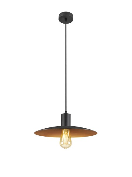 SLV 1010786 Lalu Set Elypse 33, Hängelampe Scheibe D33cm, E27, in schwarz/bronze