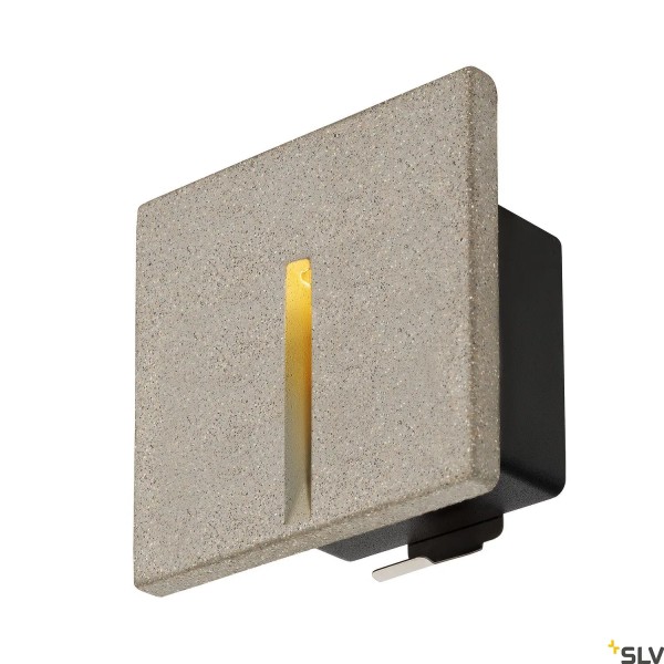 SLV 1006407 Concreto Slot, Wandeinbauleuchte, grau/Beton, IP65, LED, 3.2W, 3000K, 15lm