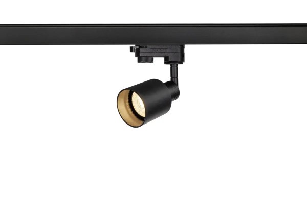 SLV 1001871 Puri Track, 3 Phasen Strahler, schwarz, QPAR51, GU10, max.10W