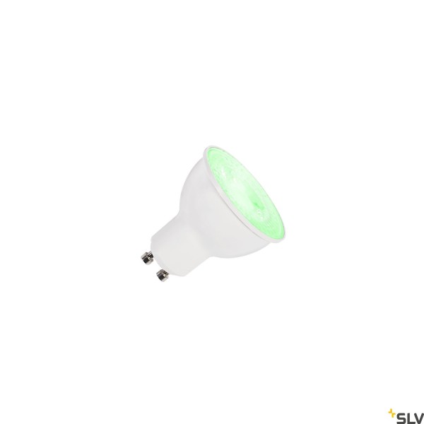 SLV 1005312 RGBW Smart, Leuchtmittel, weiß, QPAR51, GU10, LED, 5.2W, 350lm, 38°