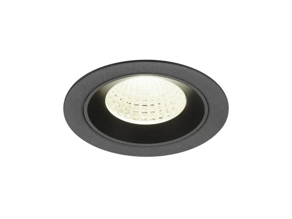 SLV 1009637 Numinos M, LED-Einbauspot, 12W, 4000K, 1900lm, 55°, in schwarz