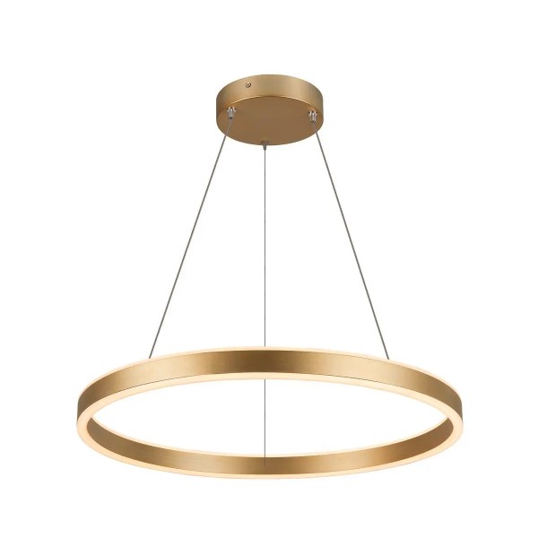 SLV 1005177 One 60, Pendelleuchte, up&down, messing, dimmbar, LED, 24W, 2700K/3000K, 830lm
