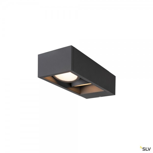 SLV 1004748 Eskina Frame, Wandleuchte, dimmbar C, anthrazit, IP65, LED, 27W, 3000/4000K, 2400lm